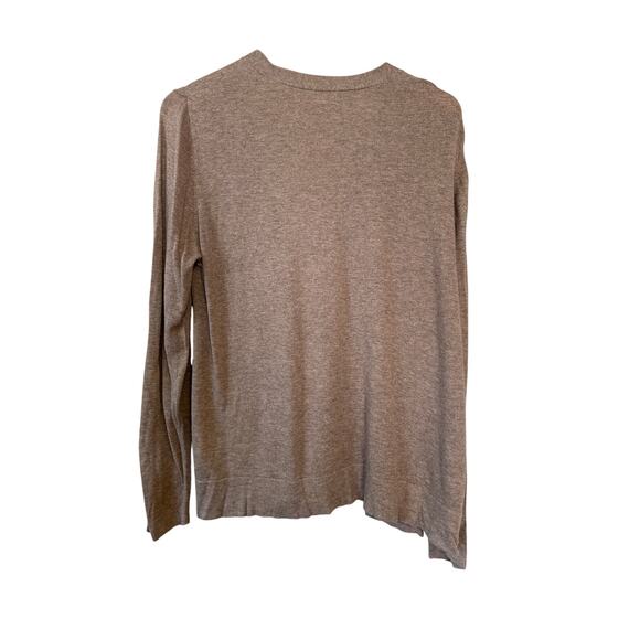 OId Navy Brown Lightweight Sweater Cardigan Sz XL - Picture 4 of 5